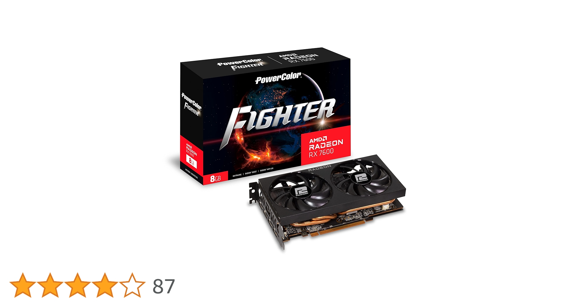 ★PowerColor AMD Radeon RX 7600搭載 Amazon.com: PowerColor Hellhound AMD Radeon RX 7600 Gaming